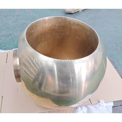 Coulée de balle de soupape en bronze DN450